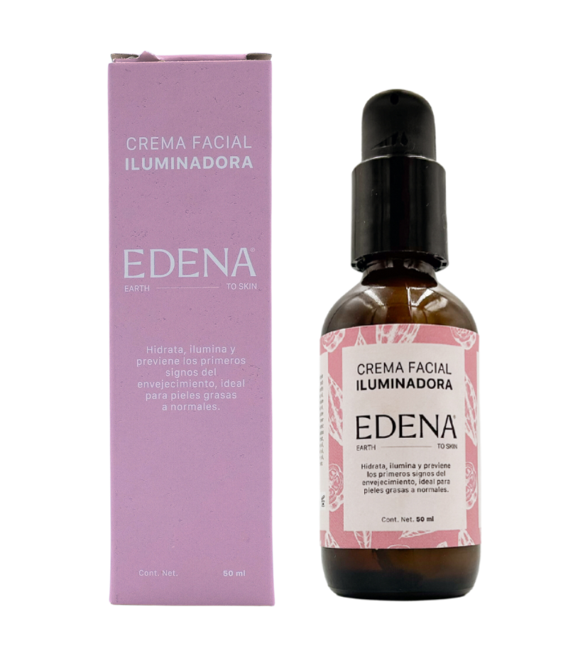 Crema Facial Iluminadora EDENA