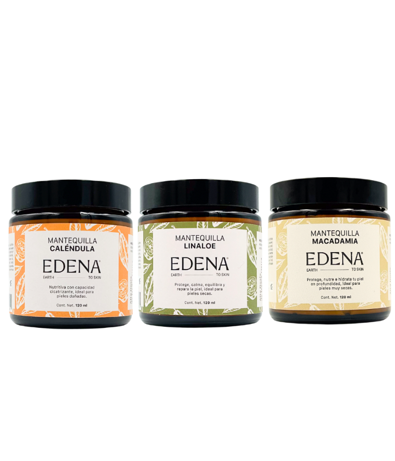 Trio de mantequillas EDENA