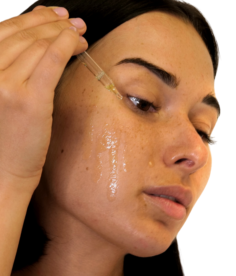 Suero Mascarilla con Modelo 
